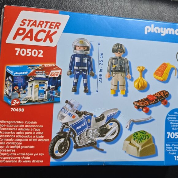 Playmobil City Action Starter Pack Kids 3 & Above Toddler Gift Christmas Toy NIP - Picture 2 of 2
